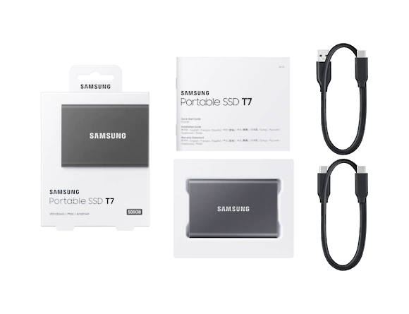 Портативний SSD Samsung 2TB USB 3.2 Gen 2  Type-C T7