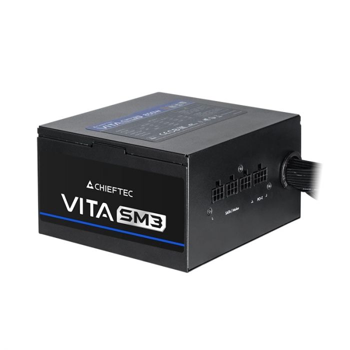 Блок живлення CHIEFTEC Vita SM3  (750W), >85%, 80+ Bronze, 120мм, 1xMB 24pin(20+4), 2xCPU 8pin(4+4), 3xMolex, 6xSATA, 4xPCIe 8pin(6+2), 1xPCIe GEN5 16pin, Modular