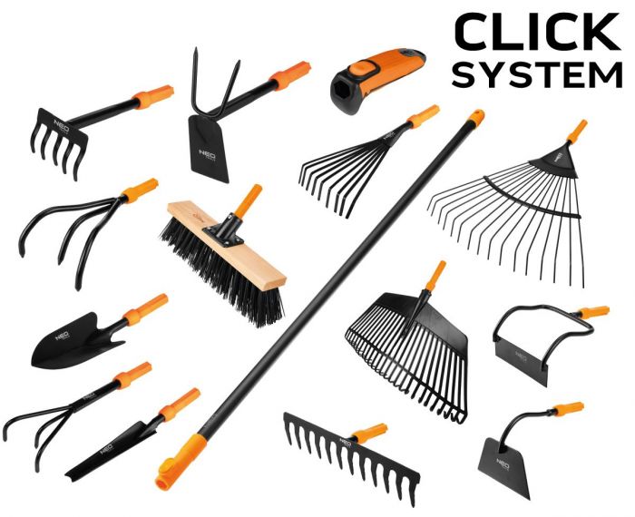 Держак довгий Neo Tools, 130см, система NEO Click, алюміній