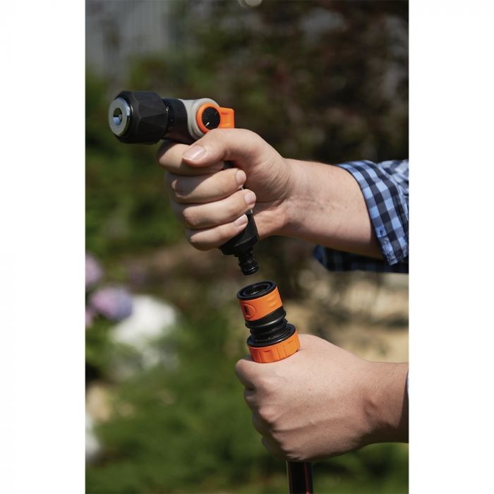 Зрошувач ручний SEQUOIA SWPSN2P пістолетний пластик цинк 2 режими регулювання напору води 0.4кг