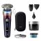 Бритва електр. Philips Series i9000 Prestige Ultra,  бритв.головок-3, Li-Ion, сух.+волог., індикатор заряду, твердий чохол, картридж для чищення, фіолетовий
