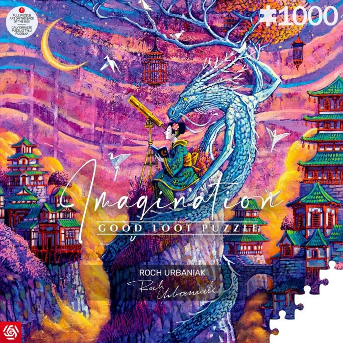 Пазл GoodLoot Imagination: Roch Urbaniak Sakura & Ryu 1000 ел.