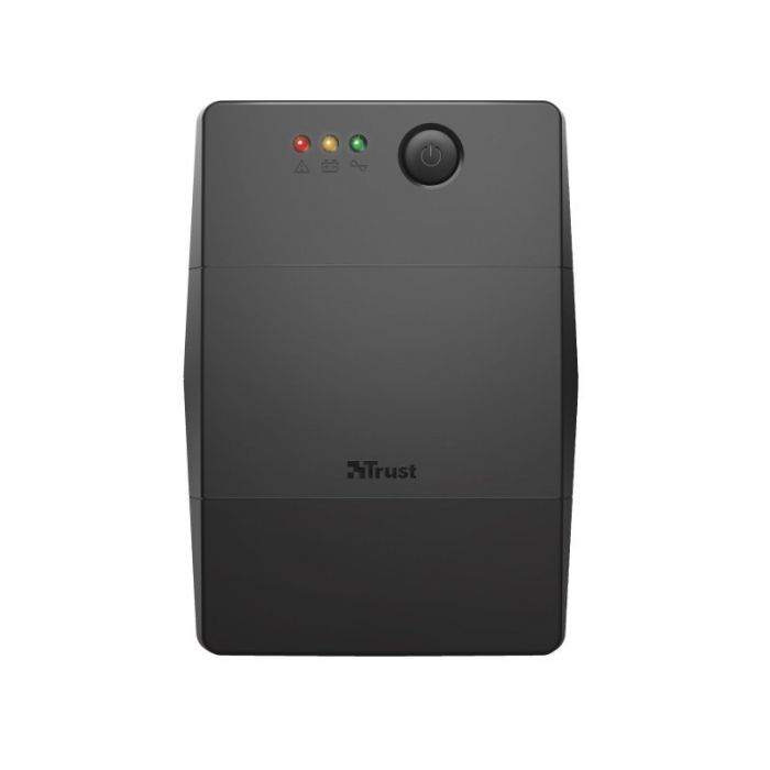 Джерело безперебійного живлення Trust Paxxon 800VA UPS with 2 standard wall power outlets чорний