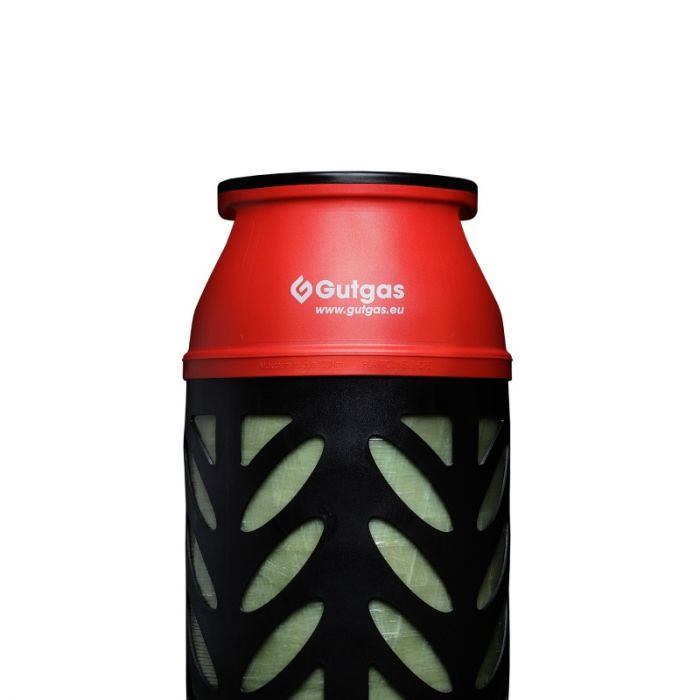 Балон газовий композитний Gutgas Ragasco CRS-24.5, 24.5л, пропан/бутан 10кг/12кг, 30бар, вентиль Shell (український стандарт), 5.3кг