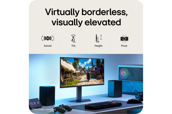 Монітор LG 27" 27G550B-B 2xHDMI, DP, Audio, IPS, 300Hz, 1ms, sRGB 99%, G-SYNC, FreeSync, Pivot, HDR10