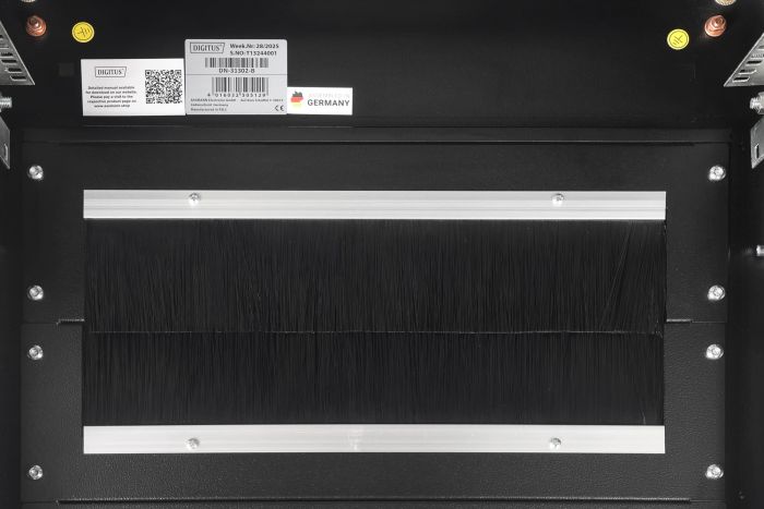 Шафа DIGITUS 19", 42U, Unique Server-N, перфоровані двері, 600x1000 мм, 1200кг максимально, чорна