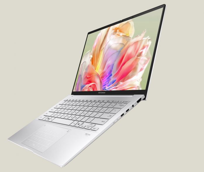 Ноутбук ASUS Zenbook 14 UX3405CA-ST1260 14" 3K OLED, Intel Ultra 7 255H, 16GB, F1TB, UMA, NoOS, Сріблястий