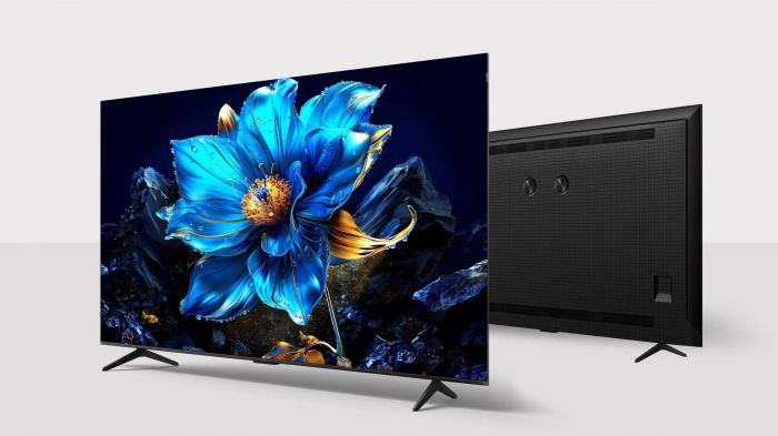 Телевізор 55" TCL QLED 4K 60Hz Smart Google TV Black