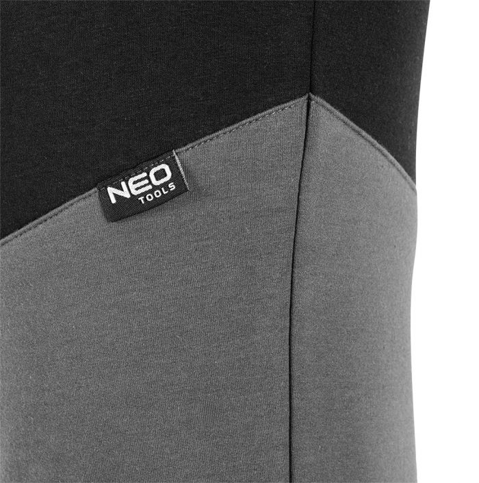 Штани спортивні Neo Tools COMFORT 57% бавовна 39% поліестер 4% еластан, XXL, чорний