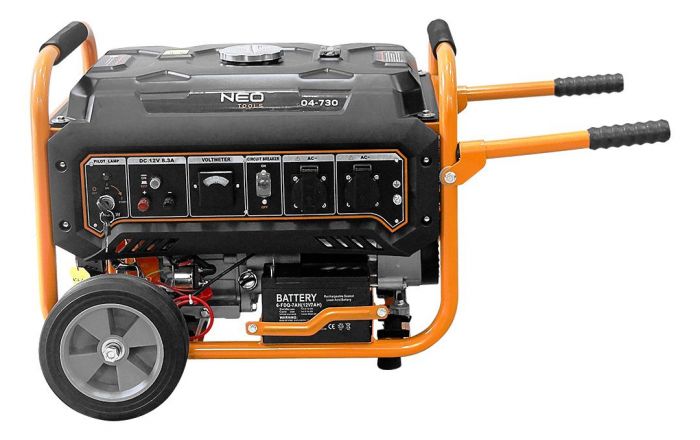 Генератор бензиновий Neo Tools 230В, 2.8/3кВт, електростартер, 45кг