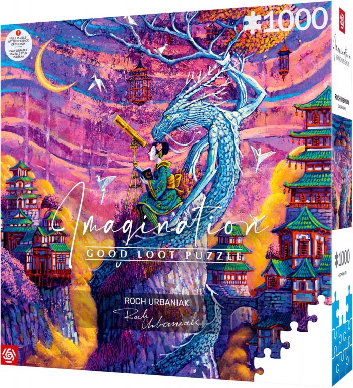 Пазл GoodLoot Imagination: Roch Urbaniak Sakura & Ryu 1000 ел.