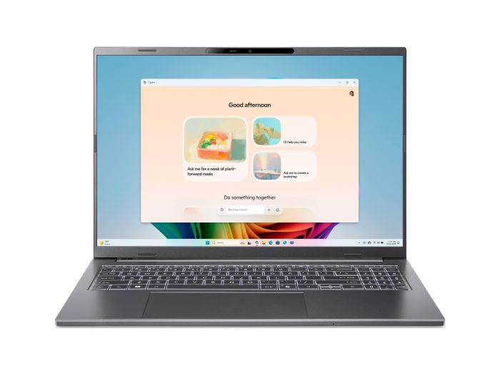 Ноутбук Acer Aspire 16 A16-61M 16" WUXGA+ OLED, AMD R7-350, 32GB, F1GB, UMA, Win11, сірий