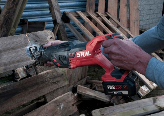 Пила шабельна акумуляторна SKIL 3480 CB XP безщіткова 20В пропил 265мм хід 29мм 2.9кг без АКБ та ЗП