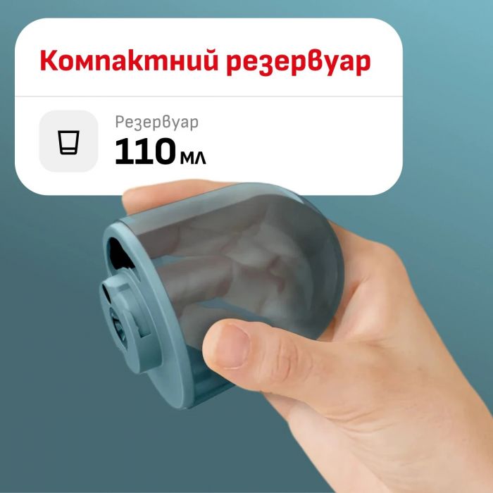 Відпарювач Tefal компактний Origin Travel XL, 1200Вт, 100мл, постійна пара - 20гр, біло/блакитний