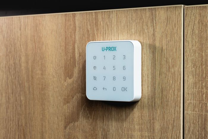 Бездротова сенсорна клавіатура U-Prox Keypad G1 White, 1 група, бездротовий, білий