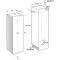 Морозильна камера Gorenje вбудована, 177x54х55, 235л, А+, NF, диспл, білий