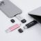 Портативний SSD Transcend  256GB USB 3.1 Gen 2 Type-A + Type-C ESD310 Чорний