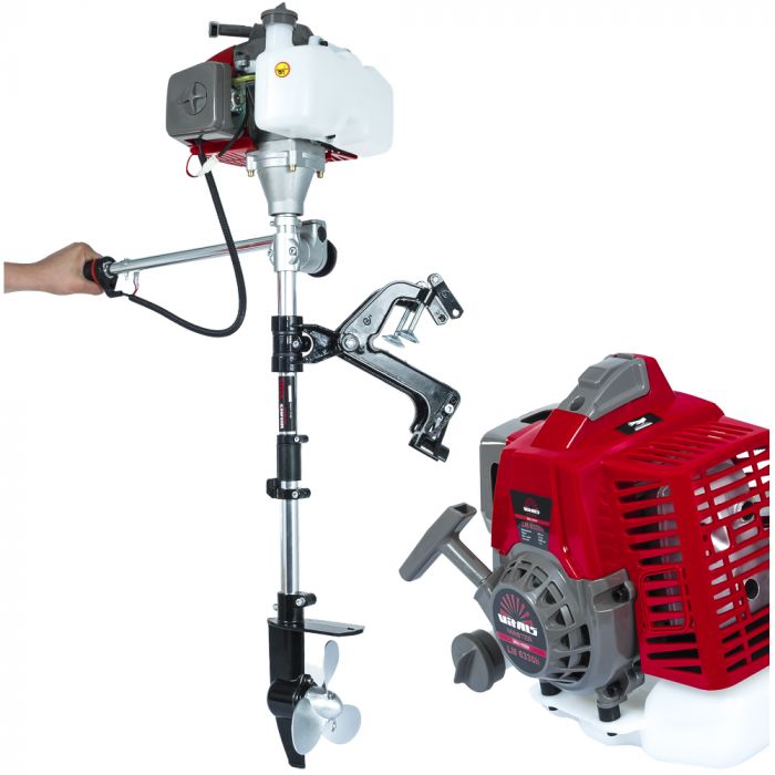 Мотор для човнів Vitals Master LM 6335h 3.5 к.с. 8000об/хв 63см3 двигун 4.7кг редуктор 4.8кг