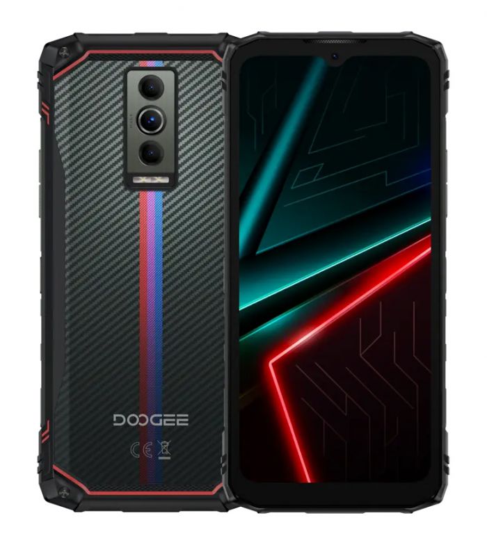 Смартфон Doogee Blade 10 Energy 6.56" 4/128ГБ, 2SIM, 6150мА•год, червоно-синій