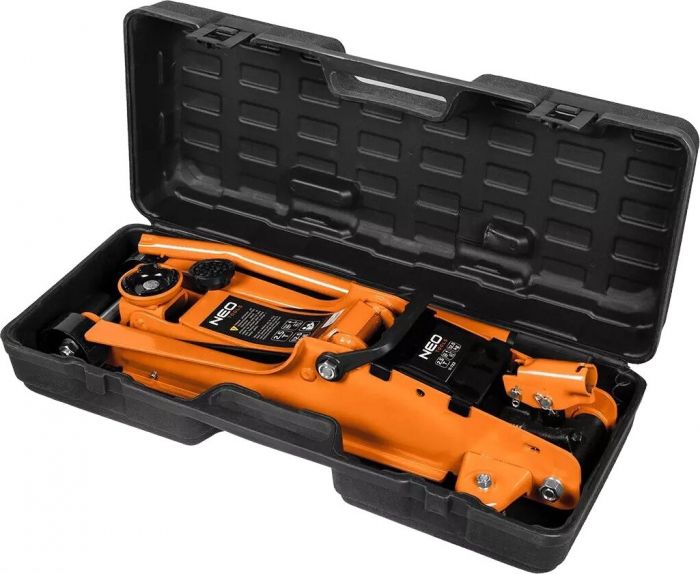 Домкрат Neo Tools, гідравлічний підкатний 2.5т, 85-385мм