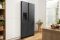 Холодильник SBS Gorenje, 179х70х92см, 2 двері, 376(190)л, А++, NF+, Інв., Зона св-ті, диспенсер, генератор льоду, Зовн. Диспл, чорний
