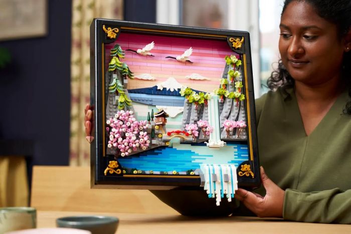 Конструктор LEGO ART Японський пейзаж із цвітом сакури