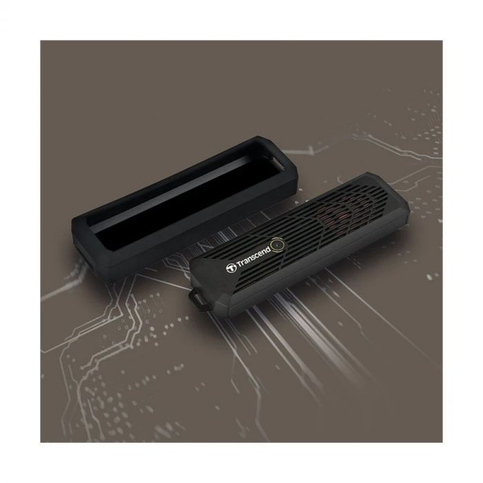 Портативний корпус Transcend для SSD Enclosure Kit M.2 PCIe/M.2 SATA 2230/2242/2260/2280 USB USB Type-A + Type-C Чёрный