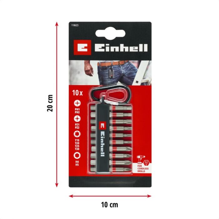 Набір ударних Einhell 50мм карабін 10шт 0.13кг