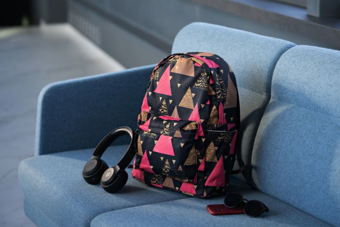 Рюкзак 2Е, TeensPack Triangles, чорний