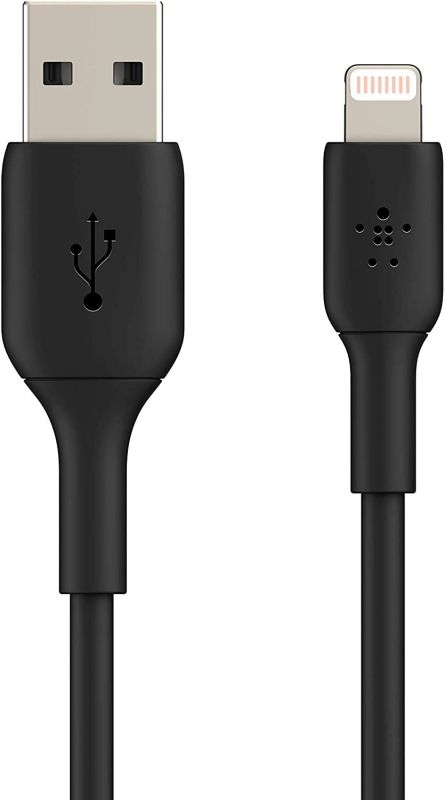 Кабель Belkin USB-A > Lightning заряджання/синхронізації 12Вт, 1м, PVC, чорний