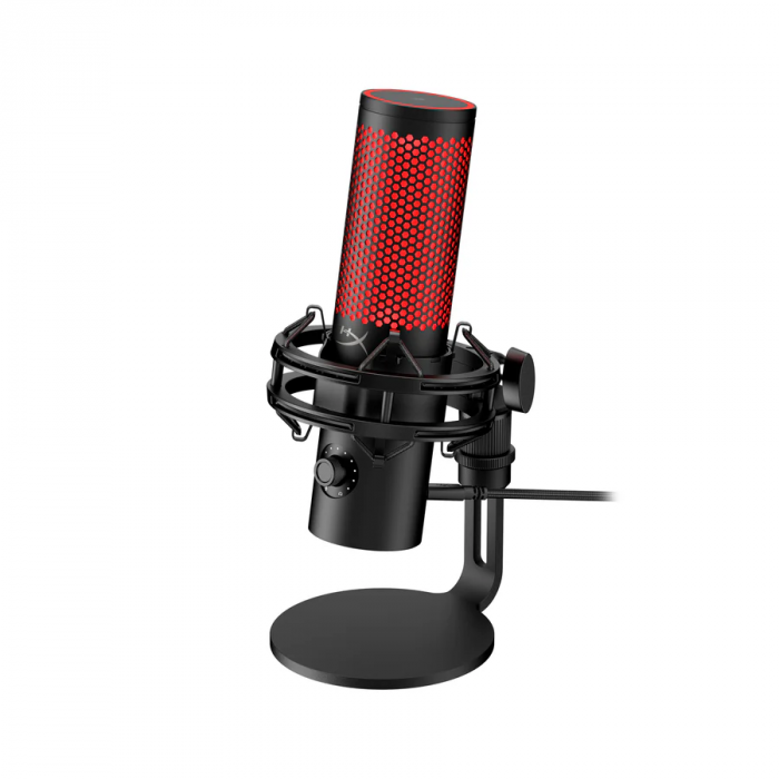 Мікрофон геймінговий HyperX QuadCast 2, Omni/Uni/Bi, USB-A, 3м, RGB, чорний
