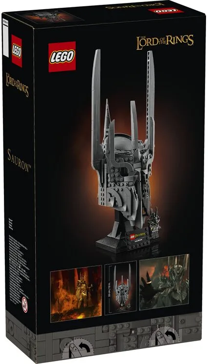 Конструктор LEGO Icons Володар перснів: шолом Саурона