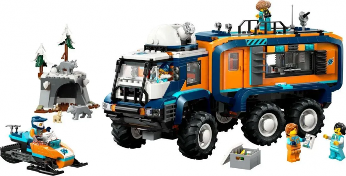 Конструктор LEGO City Арктична дослідницька вантажівка з науковою лабораторією