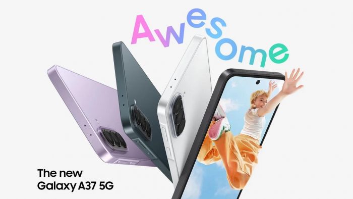 Смартфон Samsung Galaxy A37 5G (A376) 6.7" 8/256ГБ, 2SIM, 5000мА•год, сірий