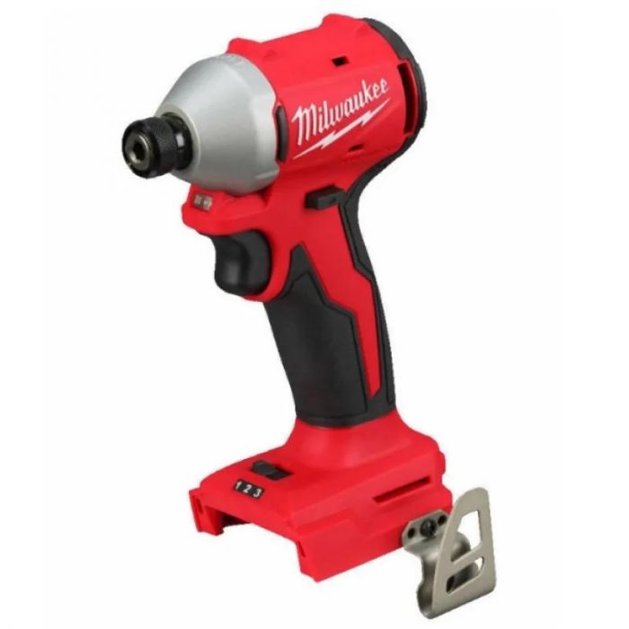 Набір із двох акумуляторних інструментів Milwaukee M18 BLPP2A3-502X 18В шурупокрут-дриль M18 BLPD2 гвинтоверт ударний M18 BLIDR акб М18 2х5А·год ЗП M12-18FC кейс