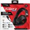 Гарнітура ігрова HyperX Cloud Flight 2, WL/USB-A/USB-C, чорний