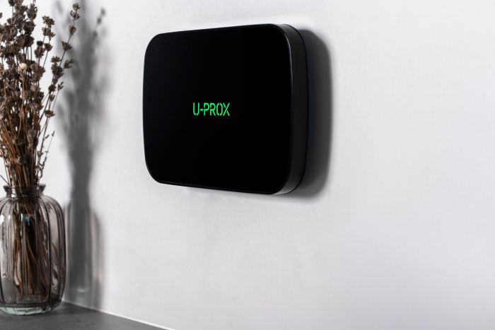 Інтелектуальна централь U-Prox MPX LE Black, ethernet, wi-fi, 2 LTE, фотоверіфікація, бездротова, чорний