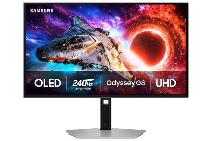 Монітор Samsung 27" Odyssey Gaming G80SH 2xHDMI, DP, USB, USB-C, MM, OLED, 3840x2160, 240Hz, 1ms
