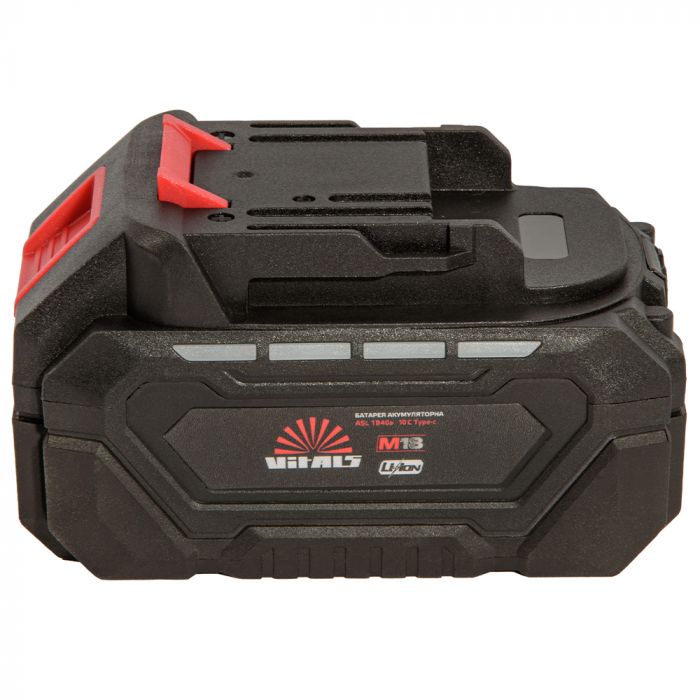 Акумулятор Vitals ASL 1840a 10С Type-c 18В 4А·год 0.63кг