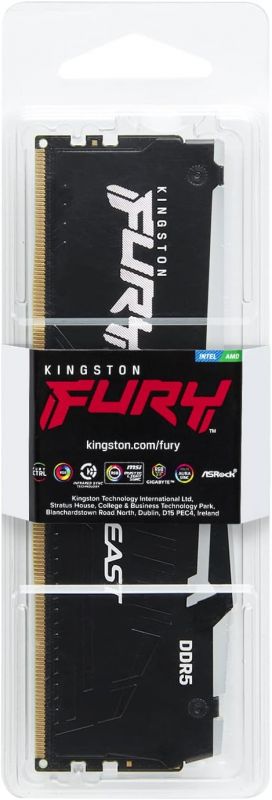 Пам'ять ПК Kingston DDR5 32GB 5600 FURY Beast RGB