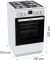 Плита Gorenje газова, 67л, 50x60см, дисплей, IconLed, чавун, білий