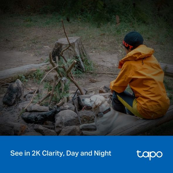 Комплект камери спостереження 4G LTE з функцією панорамування/нахилу з живленням від сонячної панелі TP-LINK TAPO C615G KIT 2K QHD