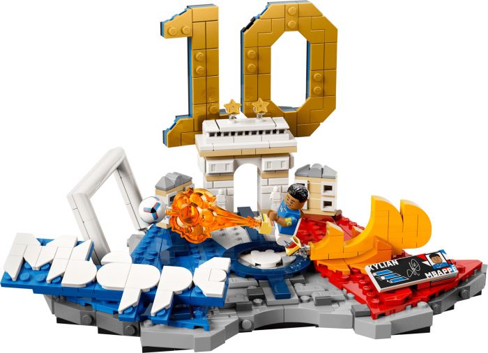 Конструктор LEGO Editions Football Кіліан Мбаппе — найкращі моменти футбольних матчів