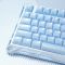 Клавіатура механічна GravaStar Mercury K1 80keys, GravaStar x Kailh Cheery Pink, EN, BT/WL/USB, Ice Blue
