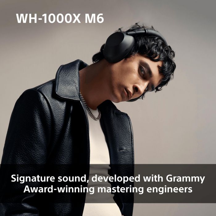 Навушники Over-ear Sony WH-1000XM6 BT 5.3, ANC, Hi-Res, AAC, LDAC, LC3, Wireless, Mic, Рожевий
