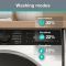 Пральна машина Gorenje фронтальна, 9кг, 1400, A+++, 54см, дисплей, інвертор, пара, Wi-Fi, білий