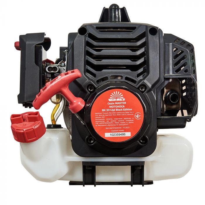 Тример садовий бензиновий Vitals Master BK 3111-4n 0.9кВт/1.2к.с. 33см3 25.5см ніж/ліска 43см 8.6кг