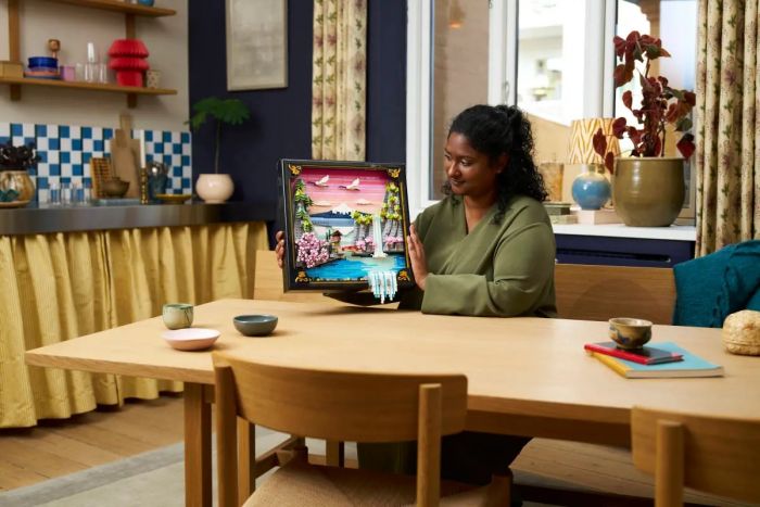 Конструктор LEGO ART Японський пейзаж із цвітом сакури