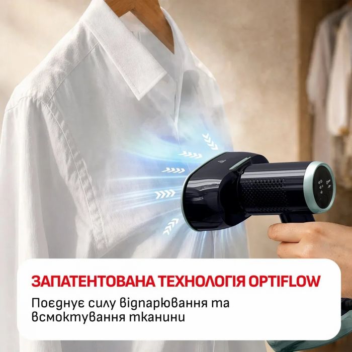 Відпарювач Tefal компактний AeroSteam S, 1420Вт, 150мл, постійна пара - 20гр, чорний