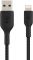 Кабель Belkin USB-A > Lightning заряджання/синхронізації 12Вт, 1м, плетений, чорний